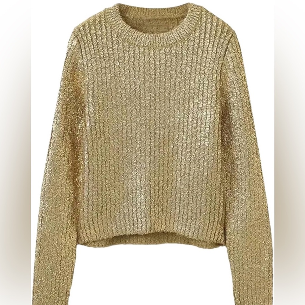 Gold Women's Sweater
